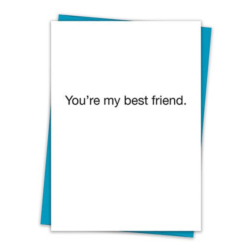 6 Pack Greeting Cards Cute and Funny Sayings Minimalist White Cards with Envelopes Blank Inside