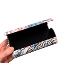  Zebra Eyeglass Case with Magnetic Closure