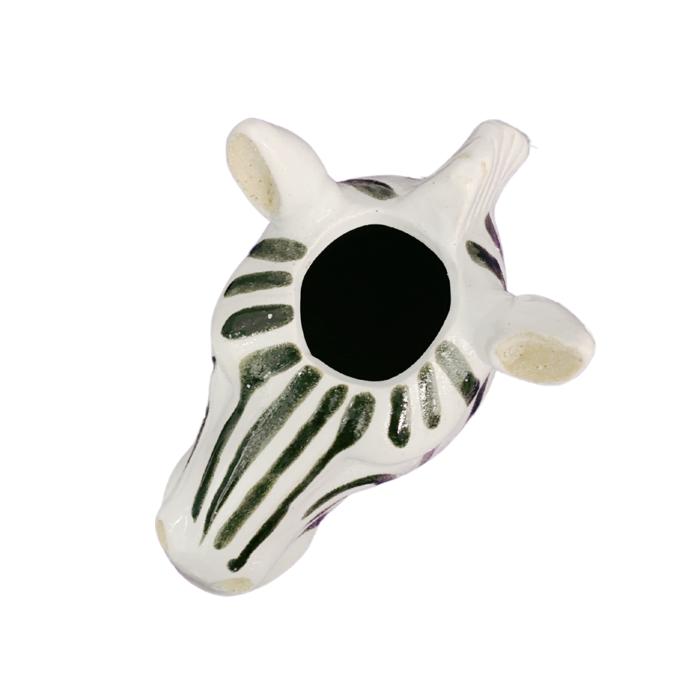Zebra Salt And Pepper Shakers Set and Vase Planter Bundle | Zebra Lover Gifts