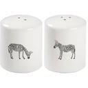  Shaped Salt and Pepper Shakers: Flamingo, Mushroom, Zebra | Stoneware Minimalist  Gift Set for Her