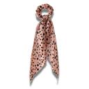 Mauve Dot Silky Scarf Pony Holder | Scrunchie Hair Band Accessories for Long Hair Ponytail |  Gift for Her