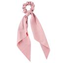 Ballet Pink Silky Scarf Pony Holder | Scrunchie Hair Band Accessories for Long Hair Ponytail |  Gift for Her
