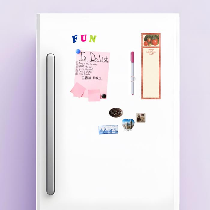 Berry Important Stuff Magnetic List Pad | Vintage Design Stationery Notepad | 60 Pages