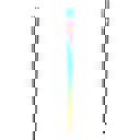  Set of 2 Pairs Holographic Rainbow Chopsticks in Stainless Steel