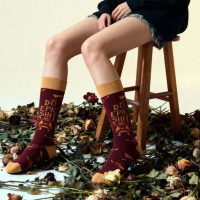 Do Epic Shit Socks | Super Hero Illustration | Gift for Her