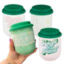  Pretty Eco- and Plant-Themed To-Go Mugs with Silicone Lids | Eco-friendly Gifts - 5 Options!
