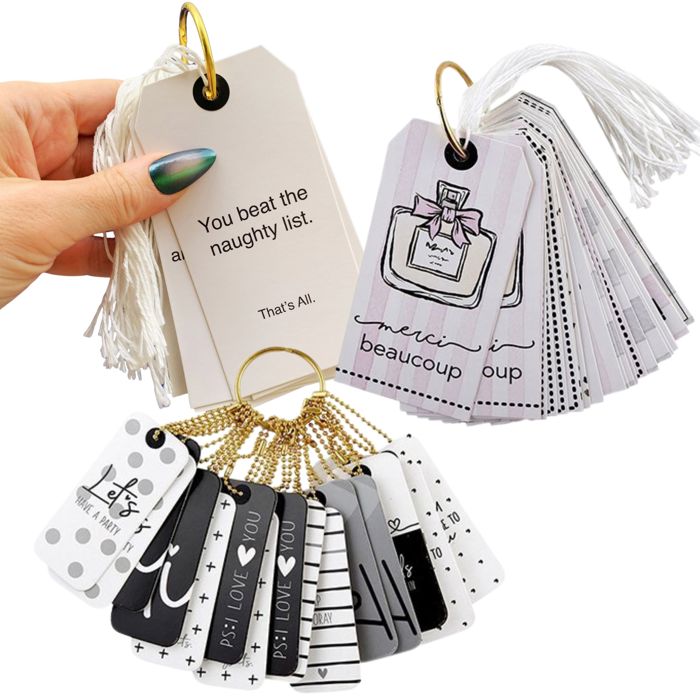 Gift Tag Books for Different Occasions | Funny, Minimalist & Merci Beaucoup Collections