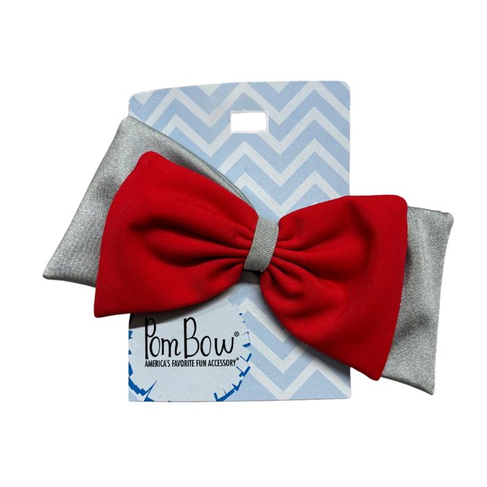 Pom Bow Hair Clips | Nylon Alligator Clips Hair Accessory [4 Styles]