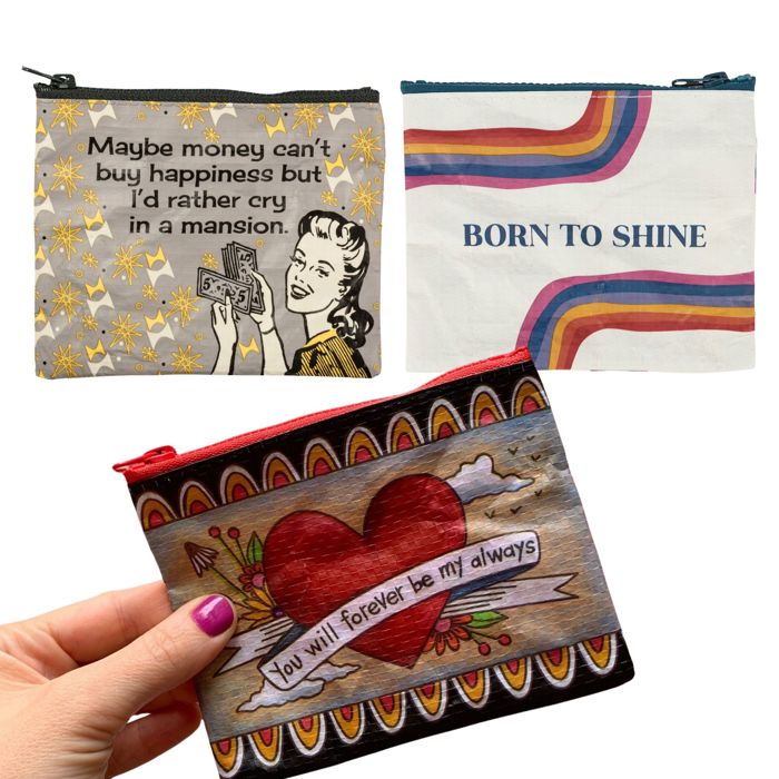 Zipper Wallet Coin Purse Organizer Pouch | 5.25" x 4.25"