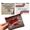  Zipper Wallet Coin Purse Organizer Pouch | 5.25" x 4.25"