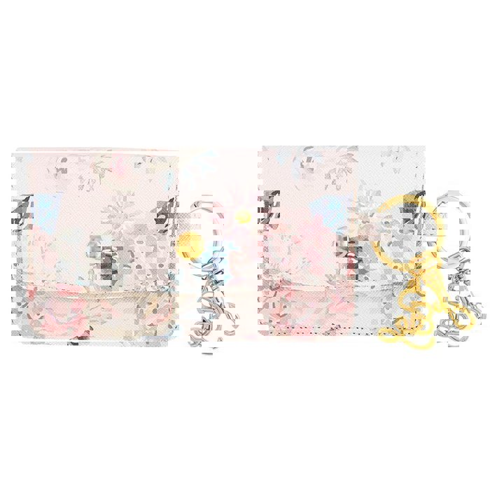 Joint Account Floral Design Credit Card Pouch