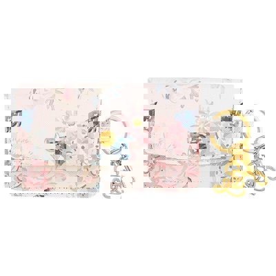 Joint Account Floral Design Credit Card Pouch