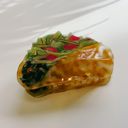 Taco Fiesta Velvet Claws Squirrel Holding Acorn Hair Claw