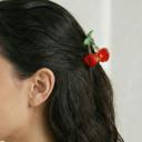  Cherries on Stem Mini Hair Claw