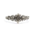  Vintage Bride Bejeweled Asymmetrical Headband Tiara | Royalty Crown Party or Bridal Hair Accessory