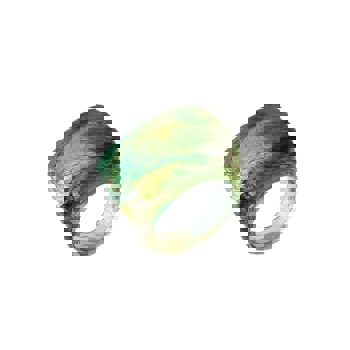 Resin Swirl Statement Ring | Size 7  [6 Designs]