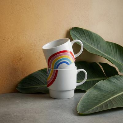 Giftable Rainbow Stacking Mug Set of 2