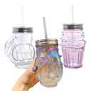  Pretty Glass Cocktail Straw Sippers