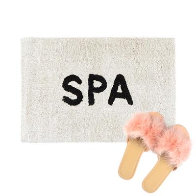 Spa Bath Mat | Soft Cotton Bathroom Rug | 20" x 30"