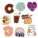  Water Bottle Vinyl Stickers Sets | 3 Assorted Waterproof Fun Novelty Decals
