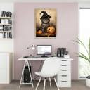  Storybook Cat and Pumpkin