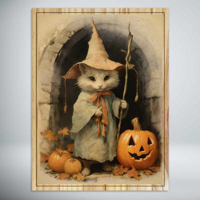 Vintage Halloween Mouse