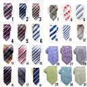 26-Blue Paisley Personalized Picture Ties for Men