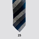 25-Navy Gray Personalized Picture Ties for Men