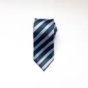 2-Blue Stripes Personalized Picture Ties for Men