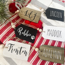  Personalized Wooden Stocking Tags