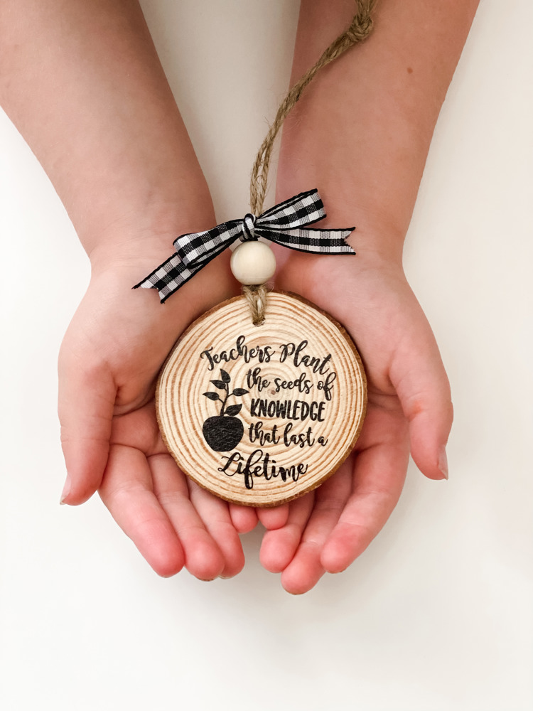 Ready to Gift Teacher Quote Ornaments