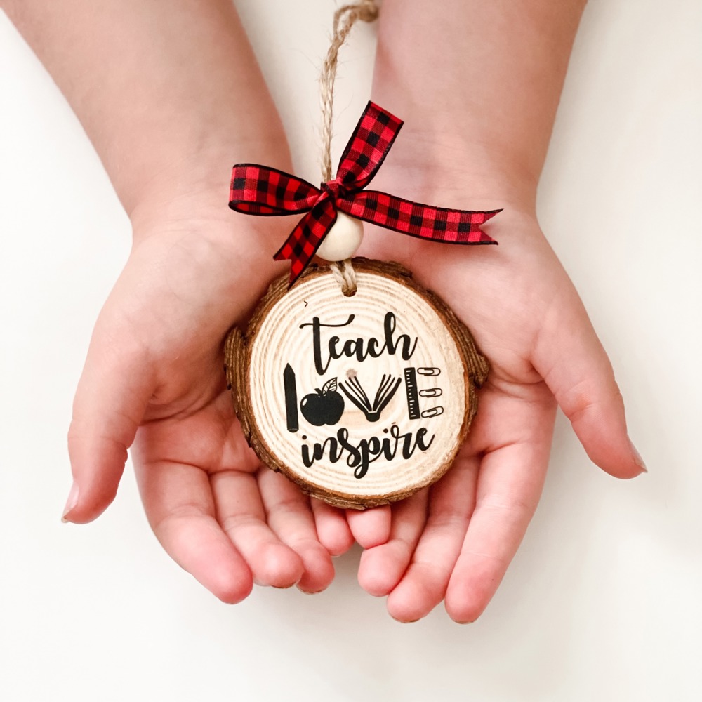 Ready to Gift Teacher Quote Ornaments