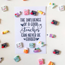 Printed Teacher Quote Mini Magnet Set