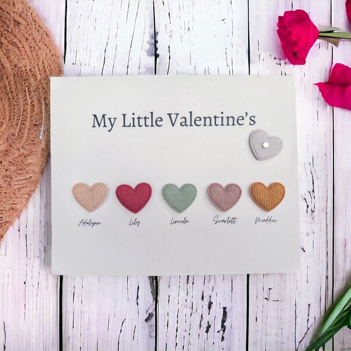 Personalized "My Little Valentine's"  Magnet Set