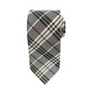 7-gray stripe Personalized Picture Ties for Men