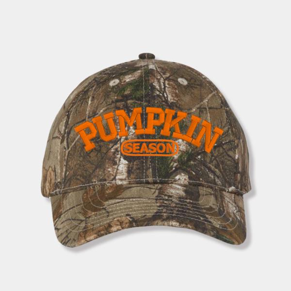 Pumpkin Season Camo Cap