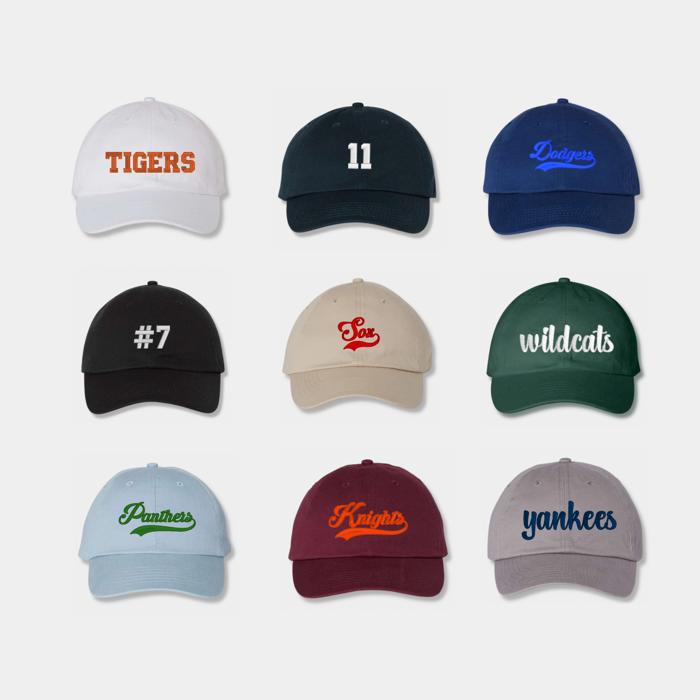 Personalized Team Caps