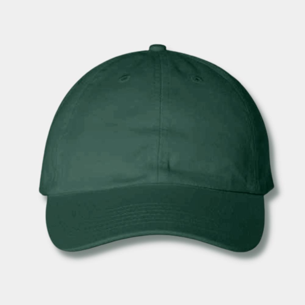 Green Custom Sports Caps (3 locations)