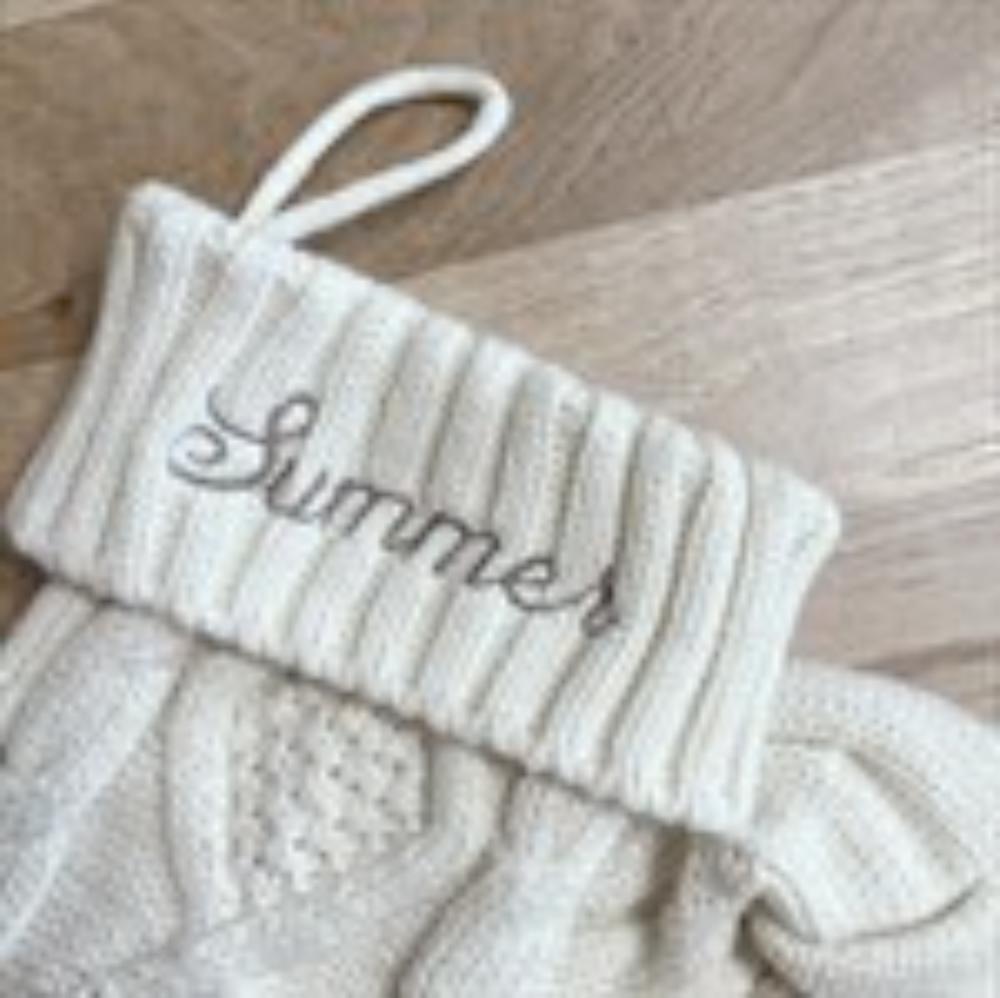  custom knit stocking