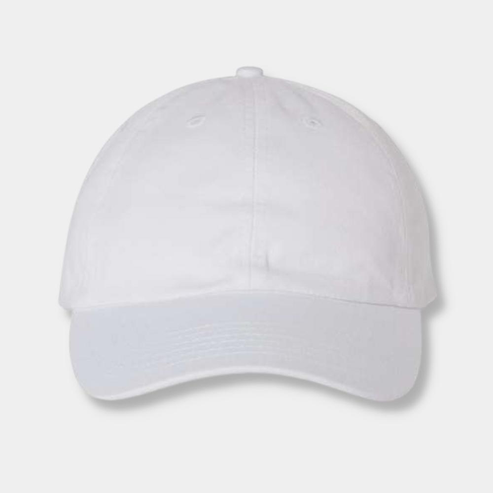 White Custom Baseball Cap