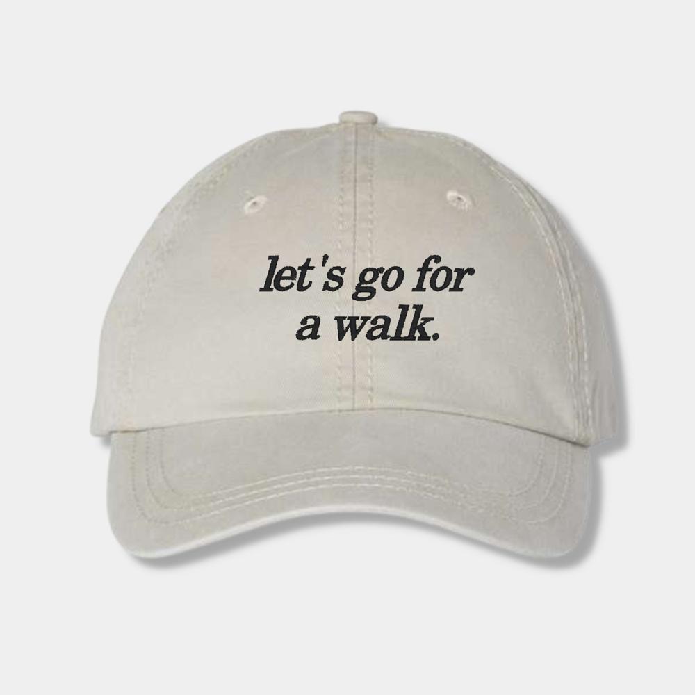  Lets go for a walk cap