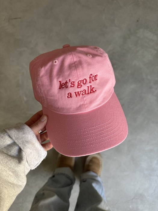 Lets go for a walk cap