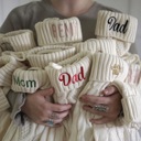  Personalized Christmas Stockings 2025 – Custom Embroidered Knit Stockings with Names, Perfect for Holiday Decor & Family Gifts