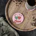 CHEER Christmas Holiday Mouse pad and Coaster Set