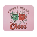 CHEER Christmas Holiday Mouse pad and Coaster Set