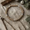  Gold and Pearl 7 Piece Bracelet Holiday Bundle 