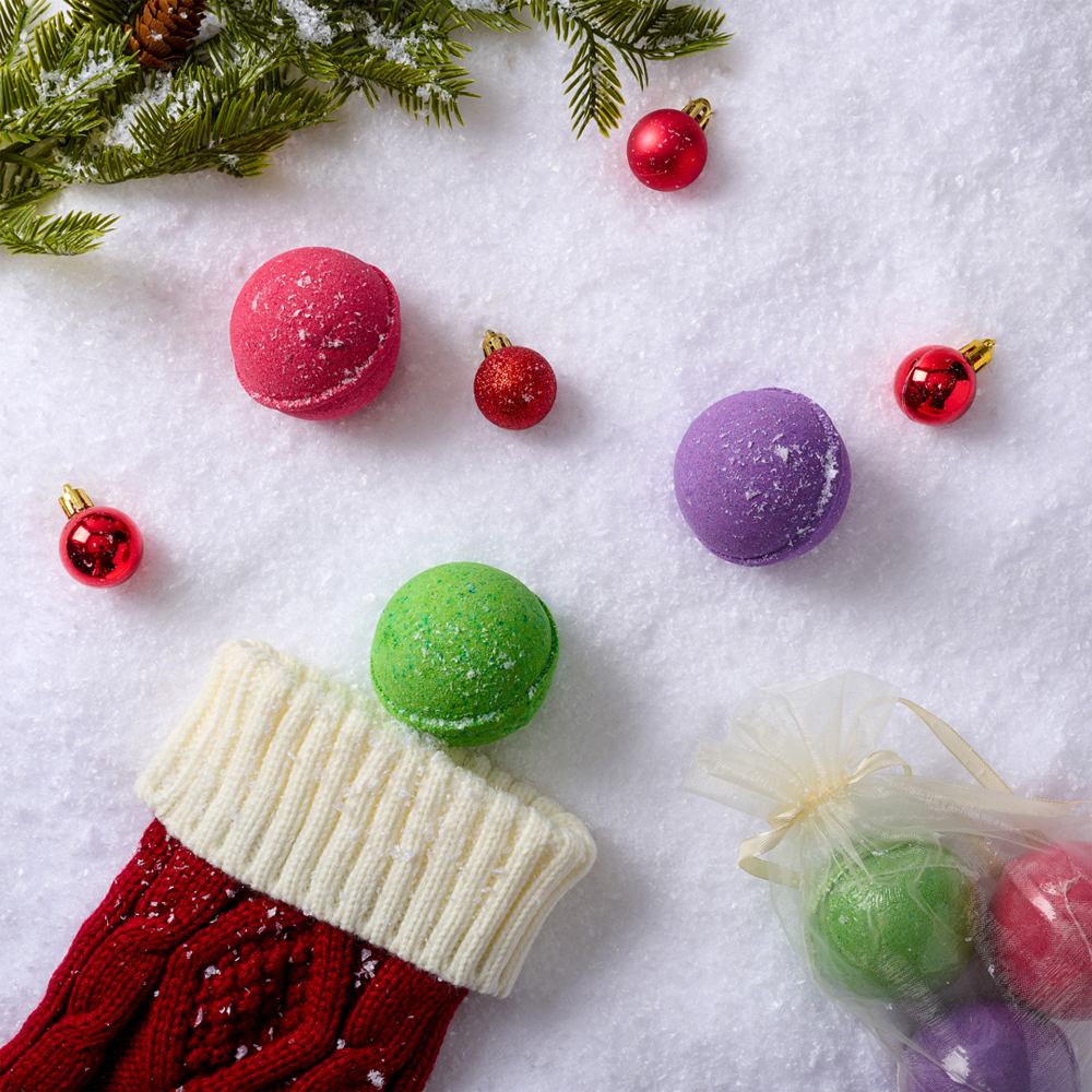 Holiday Mini Bath Bomb Trio