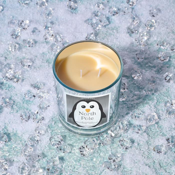 North Pole Jewel Candle