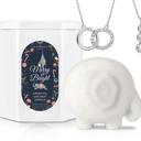  White Elephant Candle & Bath Bomb Set