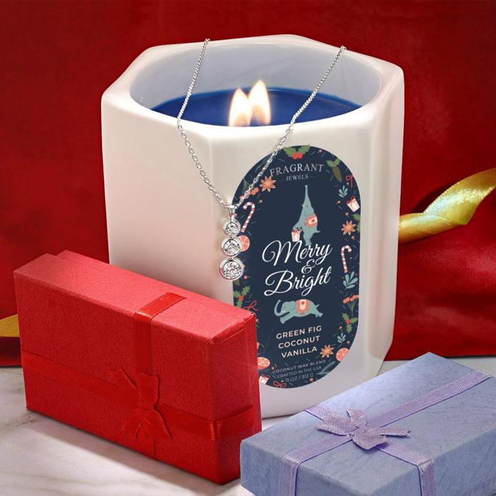 Merry & Bright Jewel Candle